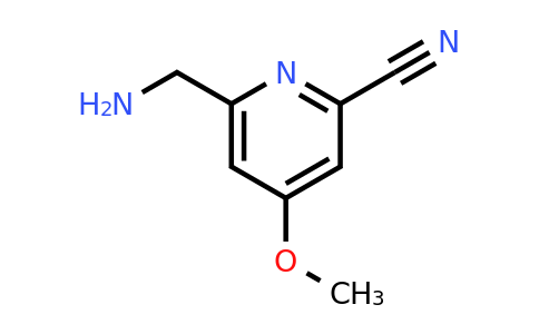 CAS 1393570-16-5 | 6-(Aminomethyl)-4-methoxypyridine-2-carbonitrile