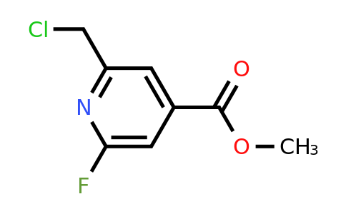 CAS 1393570-18-7 | Methyl 2-(chloromethyl)-6-fluoroisonicotinate