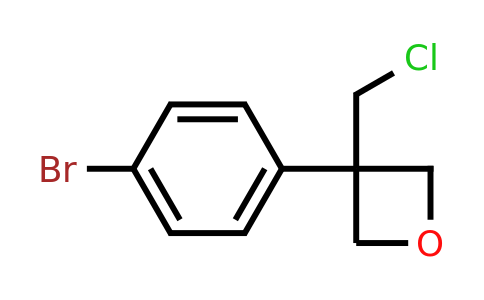 CAS 1393570-25-6 | 3-(4-Bromophenyl)-3-(chloromethyl)oxetane