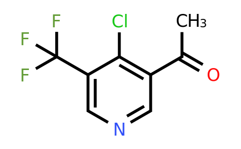 CAS 1393570-45-0 | 1-[4-Chloro-5-(trifluoromethyl)pyridin-3-YL]ethanone