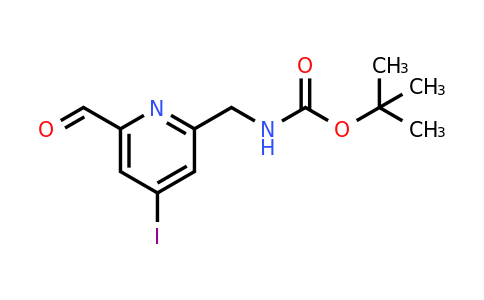 CAS 1393570-58-5 | Tert-butyl (6-formyl-4-iodopyridin-2-YL)methylcarbamate