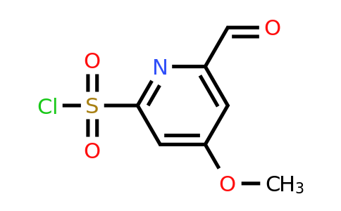 CAS 1393570-60-9 | 6-Formyl-4-methoxypyridine-2-sulfonyl chloride