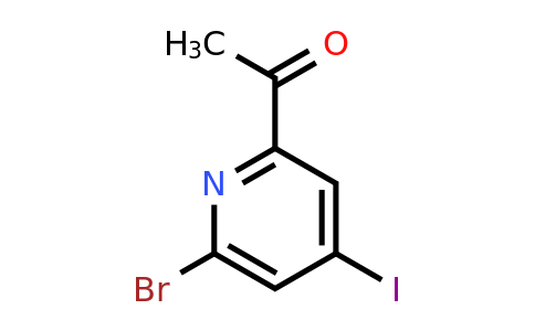 CAS 1393570-62-1 | 1-(6-Bromo-4-iodopyridin-2-YL)ethanone