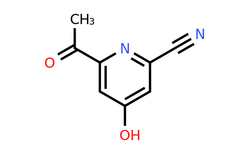 CAS 1393570-69-8 | 6-Acetyl-4-hydroxypyridine-2-carbonitrile