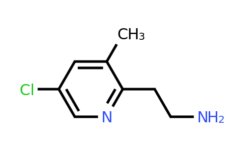 CAS 1393570-70-1 | 2-(5-Chloro-3-methylpyridin-2-YL)ethanamine