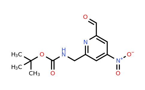 CAS 1393570-73-4 | Tert-butyl (6-formyl-4-nitropyridin-2-YL)methylcarbamate