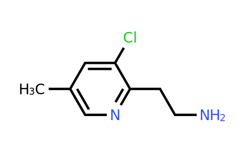 CAS 1393570-77-8 | 2-(3-Chloro-5-methylpyridin-2-YL)ethanamine