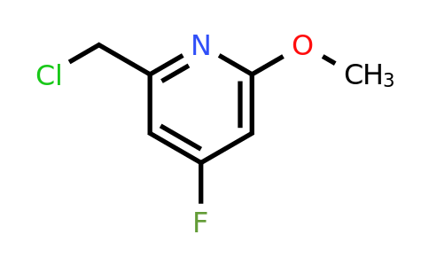 CAS 1393570-83-6 | 2-(Chloromethyl)-4-fluoro-6-methoxypyridine