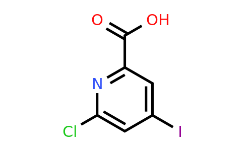 CAS 1393570-86-9 | 6-Chloro-4-iodopyridine-2-carboxylic acid