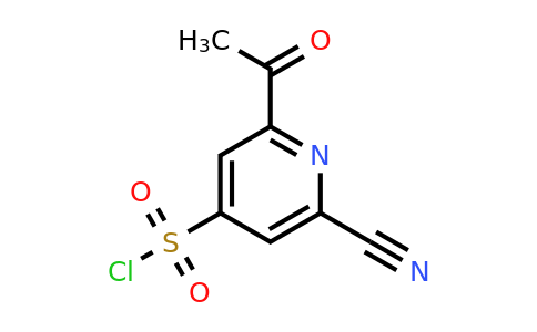 CAS 1393570-89-2 | 2-Acetyl-6-cyanopyridine-4-sulfonyl chloride