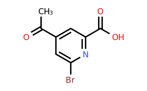 CAS 1393570-93-8 | 4-Acetyl-6-bromopyridine-2-carboxylic acid