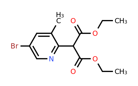 CAS 1393570-98-3 | Diethyl (5-bromo-3-methylpyridin-2-YL)malonate