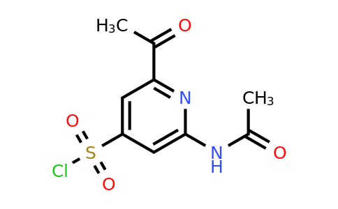 CAS 1393571-06-6 | 2-Acetyl-6-(acetylamino)pyridine-4-sulfonyl chloride