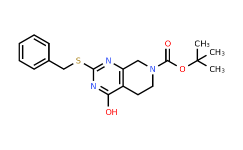 CAS 1393571-07-7 | Tert-butyl 2-(benzylthio)-4-hydroxy-5,8-dihydropyrido[3,4-D]pyrimidine-7(6H)-carboxylate