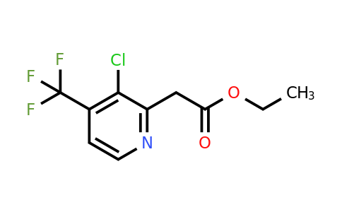 CAS 1393571-98-6 | Ethyl [3-chloro-4-(trifluoromethyl)pyridin-2-YL]acetate