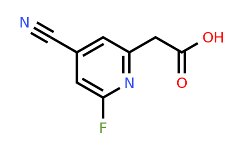 CAS 1393572-00-3 | (4-Cyano-6-fluoropyridin-2-YL)acetic acid