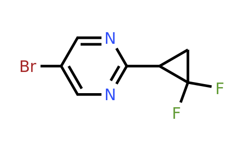 CAS 1393572-03-6 | 5-Bromo-2-(2,2-difluorocyclopropyl)pyrimidine