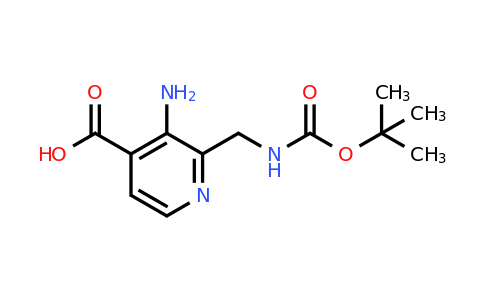 CAS 1393572-04-7 | 3-Amino-2-[[(tert-butoxycarbonyl)amino]methyl]isonicotinic acid