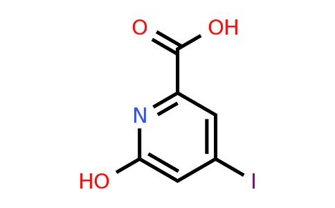 CAS 1393572-07-0 | 6-Hydroxy-4-iodopyridine-2-carboxylic acid