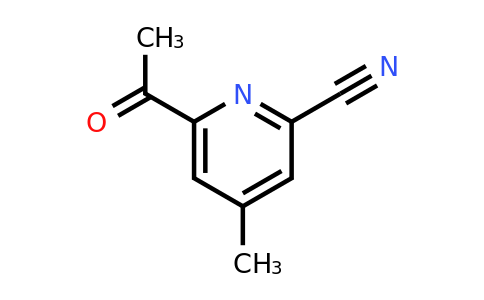 CAS 1393572-18-3 | 6-Acetyl-4-methylpyridine-2-carbonitrile