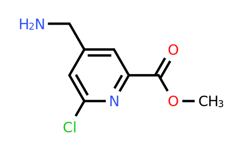 CAS 1393572-34-3 | Methyl 4-(aminomethyl)-6-chloropyridine-2-carboxylate