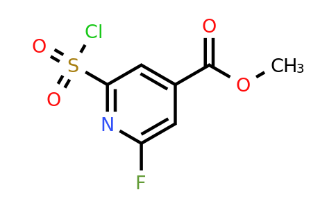 CAS 1393572-38-7 | Methyl 2-(chlorosulfonyl)-6-fluoroisonicotinate