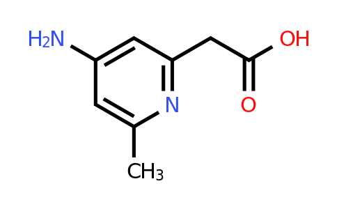 CAS 1393572-40-1 | (4-Amino-6-methylpyridin-2-YL)acetic acid