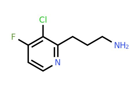 CAS 1393572-42-3 | 3-(3-Chloro-4-fluoropyridin-2-YL)propan-1-amine