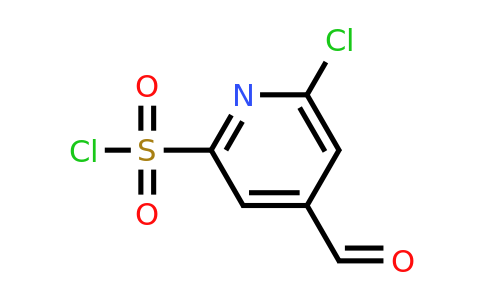 CAS 1393572-43-4 | 6-Chloro-4-formylpyridine-2-sulfonyl chloride