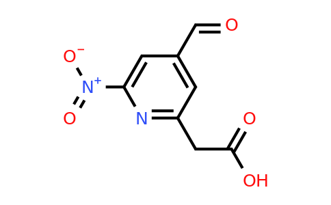 CAS 1393572-45-6 | (4-Formyl-6-nitropyridin-2-YL)acetic acid