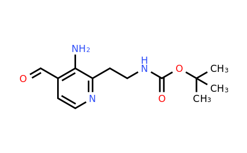 CAS 1393572-47-8 | Tert-butyl 2-(3-amino-4-formylpyridin-2-YL)ethylcarbamate