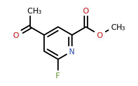 CAS 1393572-49-0 | Methyl 4-acetyl-6-fluoropyridine-2-carboxylate