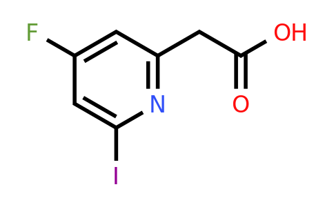 CAS 1393572-54-7 | (4-Fluoro-6-iodopyridin-2-YL)acetic acid
