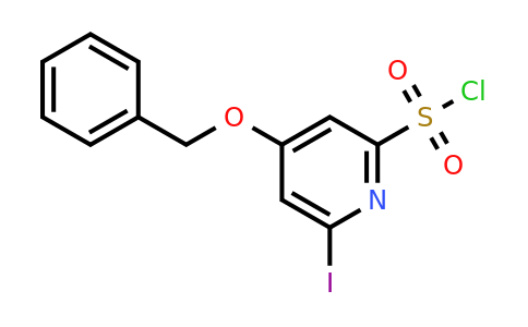 CAS 1393572-59-2 | 4-(Benzyloxy)-6-iodopyridine-2-sulfonyl chloride