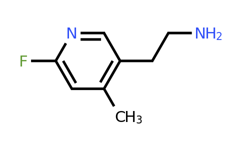 CAS 1393572-65-0 | 2-(6-Fluoro-4-methylpyridin-3-YL)ethanamine
