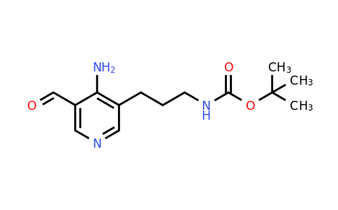 CAS 1393572-68-3 | Tert-butyl 3-(4-amino-5-formylpyridin-3-YL)propylcarbamate