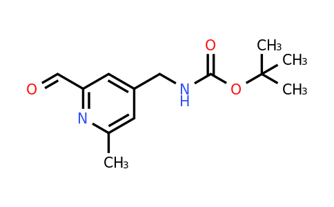 CAS 1393572-71-8 | Tert-butyl (2-formyl-6-methylpyridin-4-YL)methylcarbamate