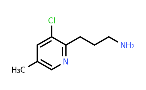 CAS 1393572-72-9 | 3-(3-Chloro-5-methylpyridin-2-YL)propan-1-amine