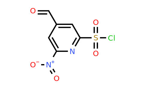 CAS 1393572-76-3 | 4-Formyl-6-nitropyridine-2-sulfonyl chloride