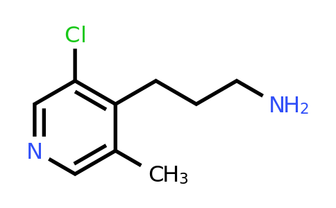 CAS 1393572-77-4 | 3-(3-Chloro-5-methylpyridin-4-YL)propan-1-amine