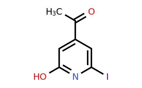 CAS 1393572-80-9 | 1-(2-Hydroxy-6-iodopyridin-4-YL)ethanone