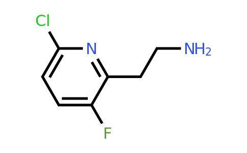 CAS 1393572-83-2 | 2-(6-Chloro-3-fluoropyridin-2-YL)ethanamine