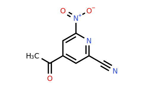 CAS 1393572-87-6 | 4-Acetyl-6-nitropyridine-2-carbonitrile