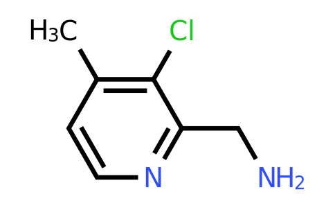 CAS 1393572-88-7 | (3-Chloro-4-methylpyridin-2-YL)methylamine