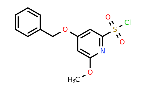 CAS 1393572-89-8 | 4-(Benzyloxy)-6-methoxypyridine-2-sulfonyl chloride