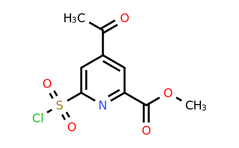 CAS 1393572-95-6 | Methyl 4-acetyl-6-(chlorosulfonyl)pyridine-2-carboxylate