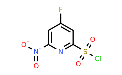 CAS 1393573-02-8 | 4-Fluoro-6-nitropyridine-2-sulfonyl chloride