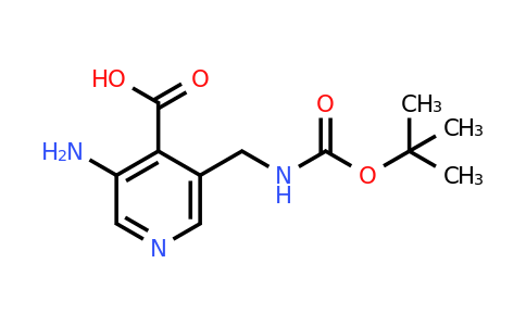 CAS 1393573-05-1 | 3-Amino-5-[[(tert-butoxycarbonyl)amino]methyl]isonicotinic acid