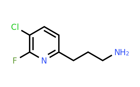 CAS 1393573-09-5 | 3-(5-Chloro-6-fluoropyridin-2-YL)propan-1-amine