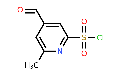 CAS 1393573-13-1 | 4-Formyl-6-methylpyridine-2-sulfonyl chloride